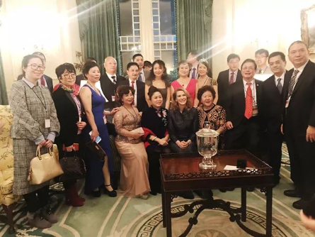 3. January 19th, 2019—The governor Cooper met the public in the Executive Mansion, the chairman and president of CAECA Mr. John Wei and Li Meng representing CAECA attended.